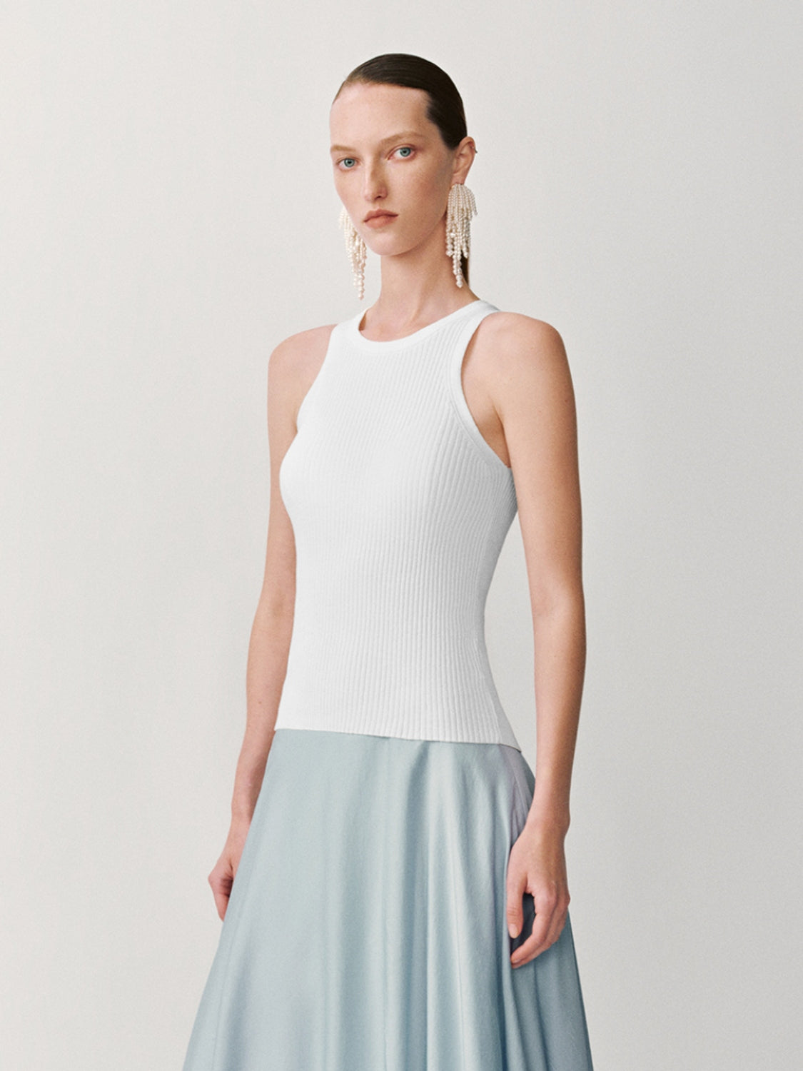 Knitted Sleeveless T-Shirts
