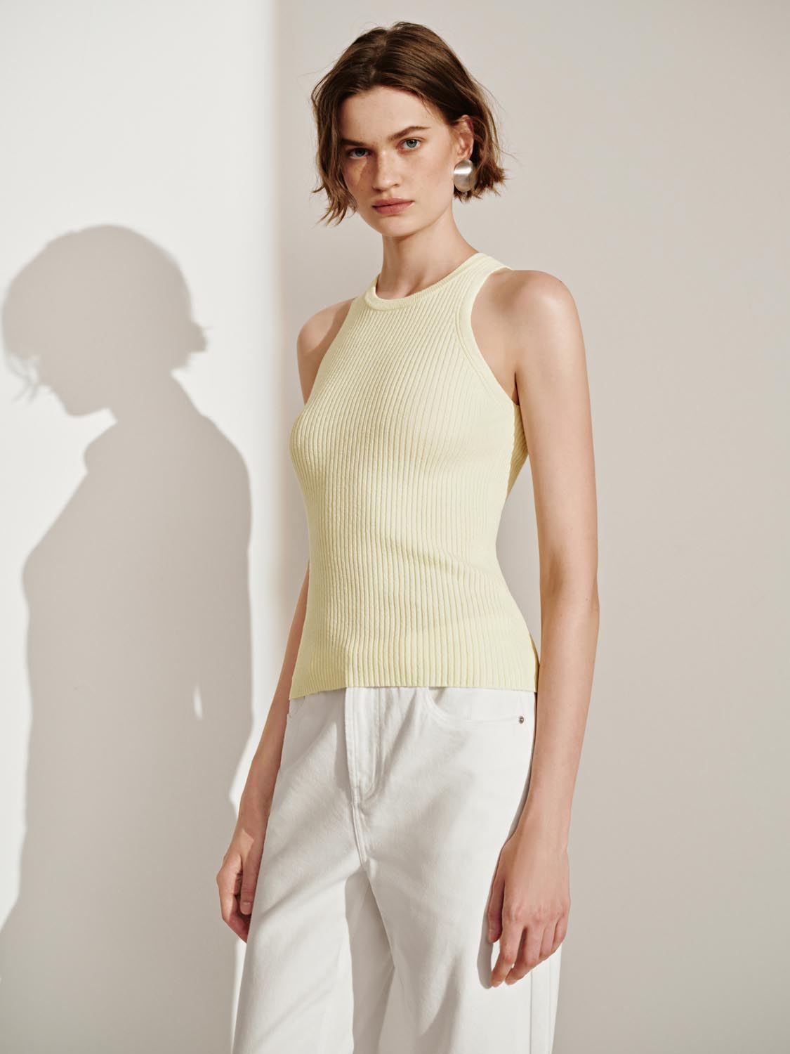 Knitted Sleeveless T-Shirts