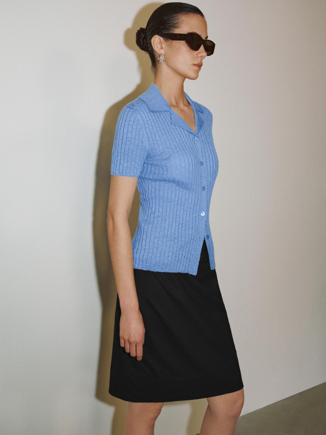 Lapel Knitted Cardigans