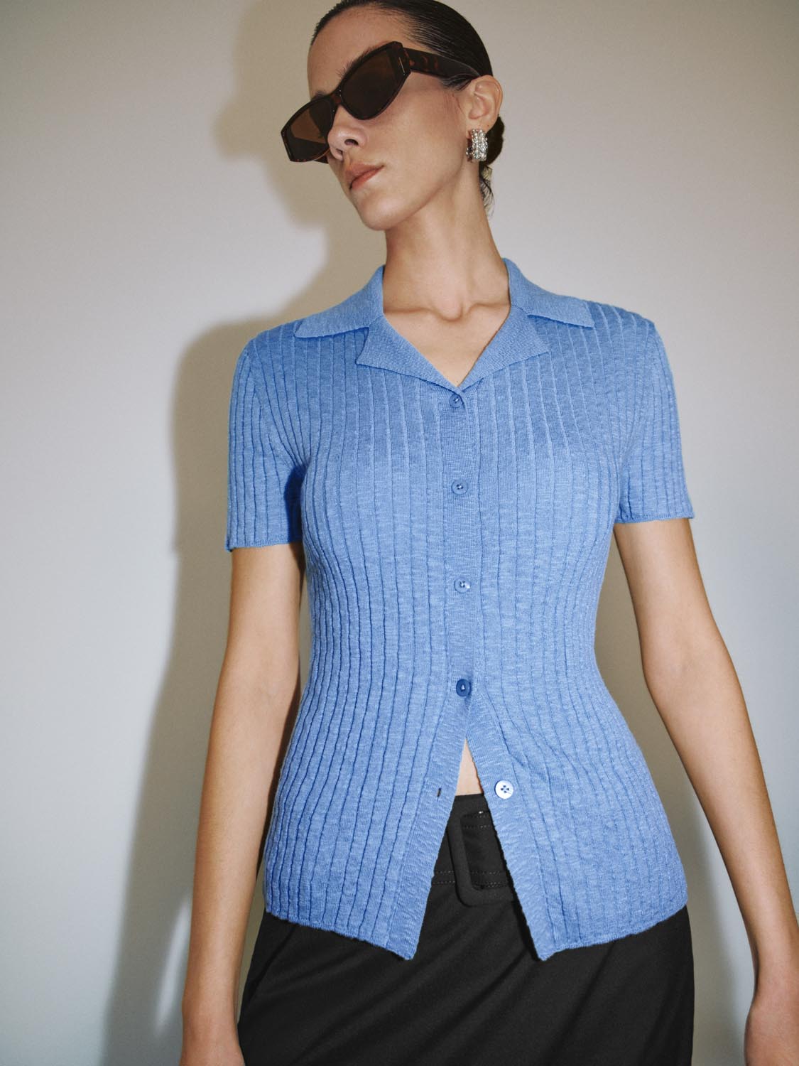 Lapel Knitted Cardigans