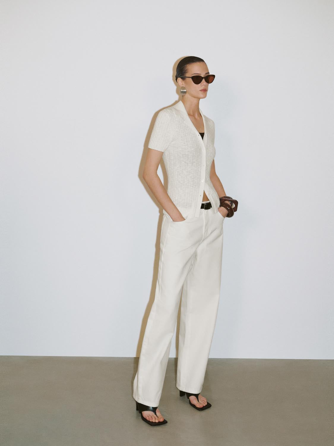 Lapel Knitted Cardigans