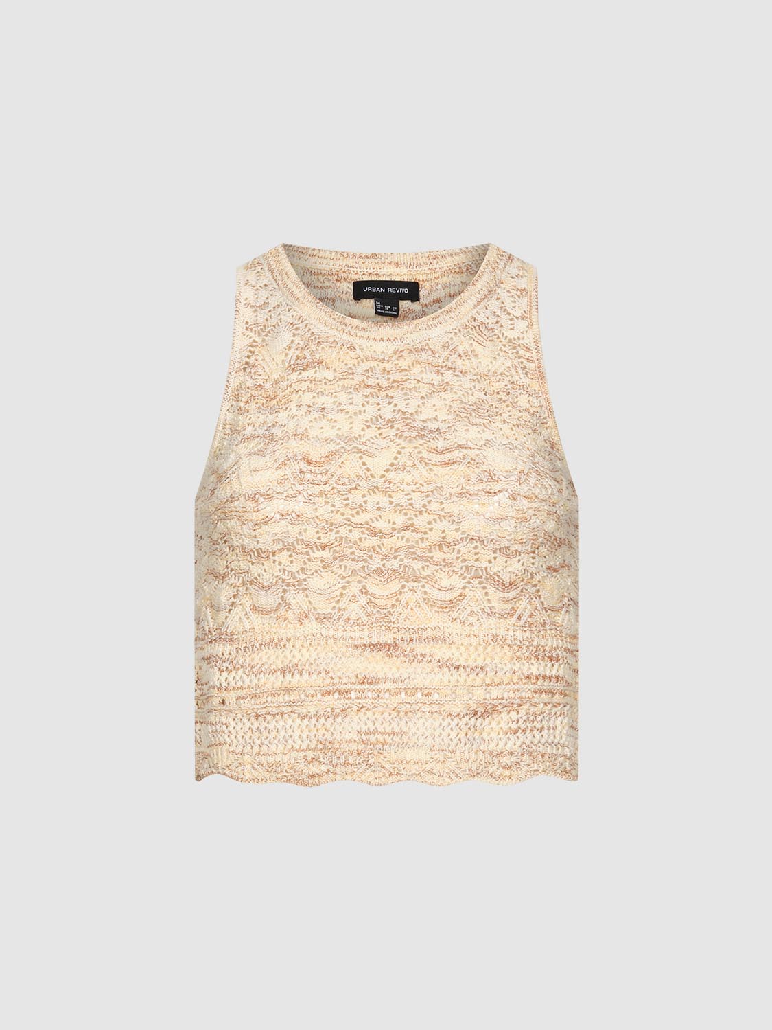 Knitted Sleeveless T-Shirts