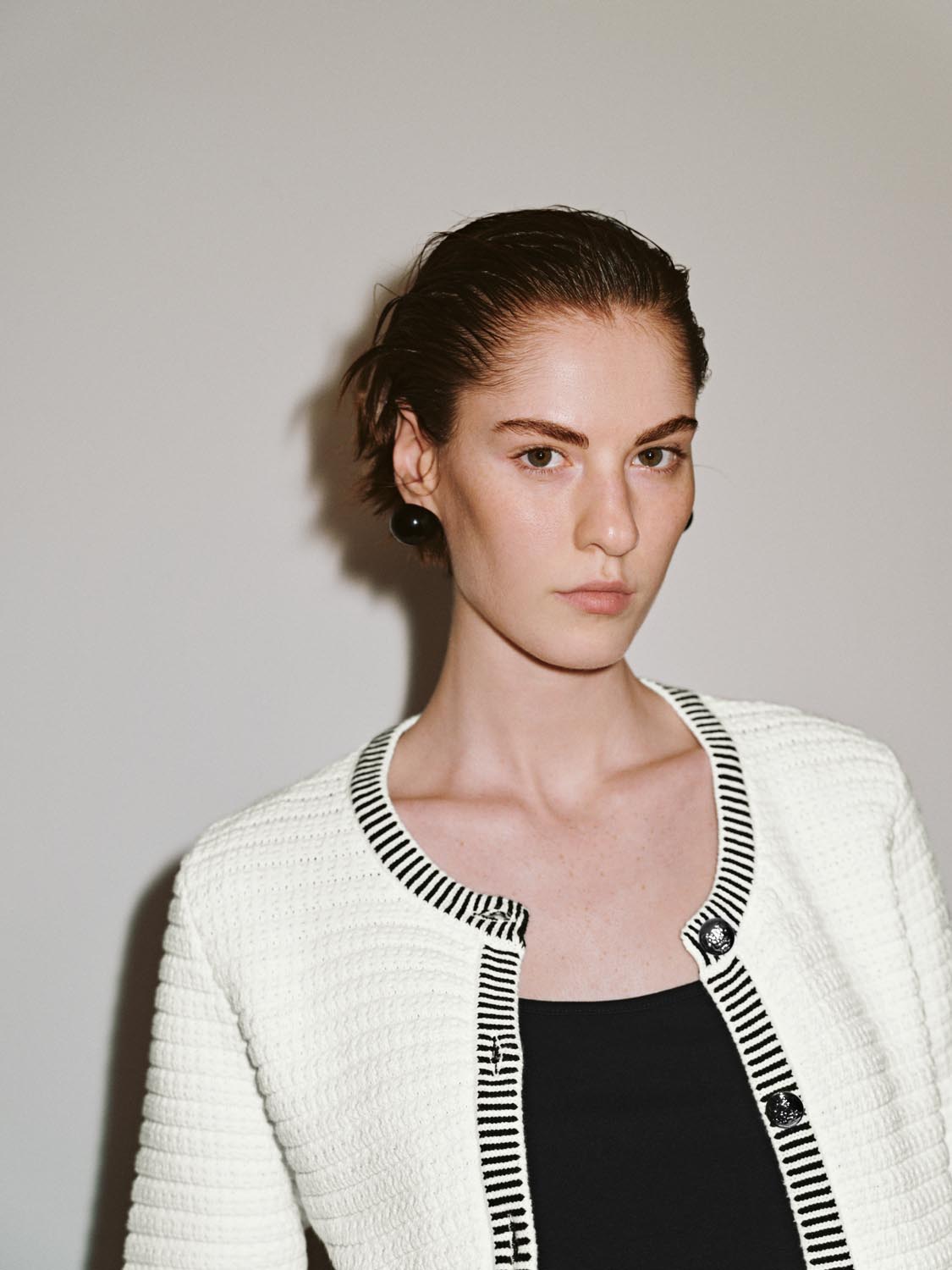 Patch Pocket Knitted Cardigan
