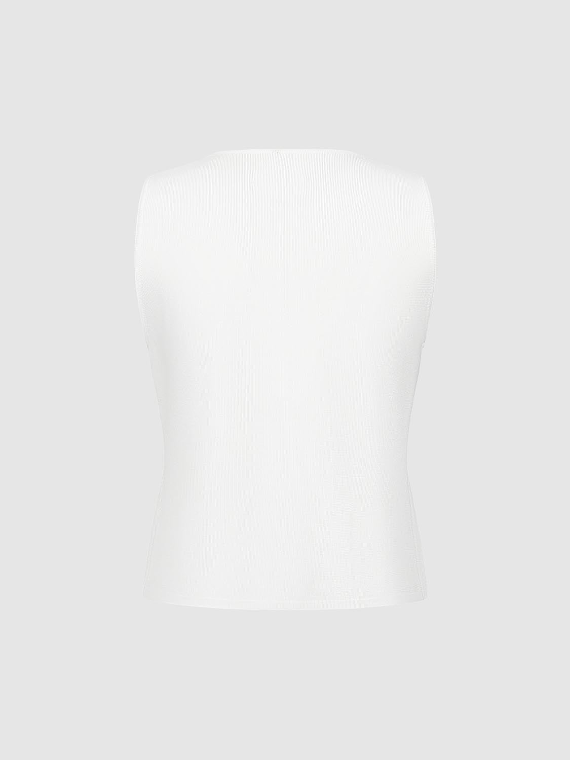 Sleeveless Knitted Cardigans