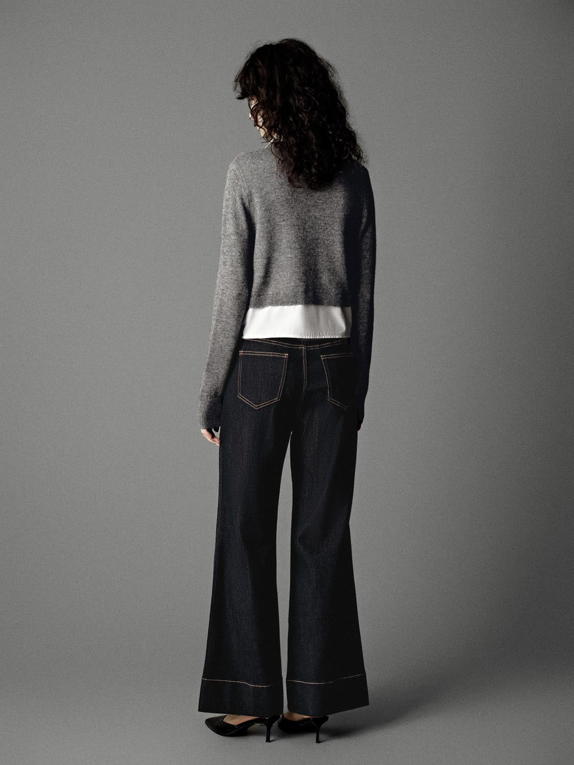 Collared 2 In 1 Knitted Cardigans