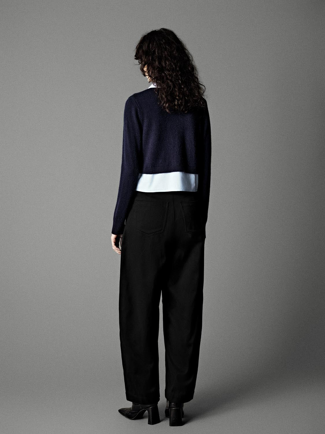 Collared 2 In 1 Knitted Cardigans