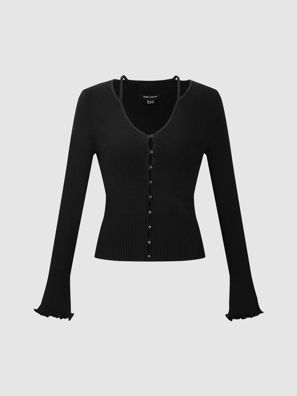 2 In 1 Slim Knitted Cardigans