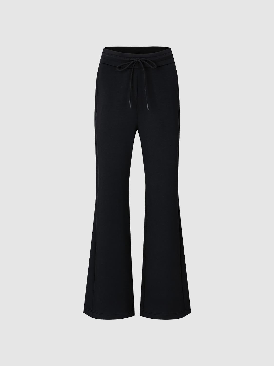 Drawstring Pull On Flare Leg Pants – URBAN REVIVO Thailand