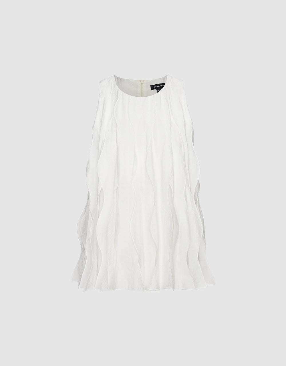 Sleeveless Crew Neck Blouse