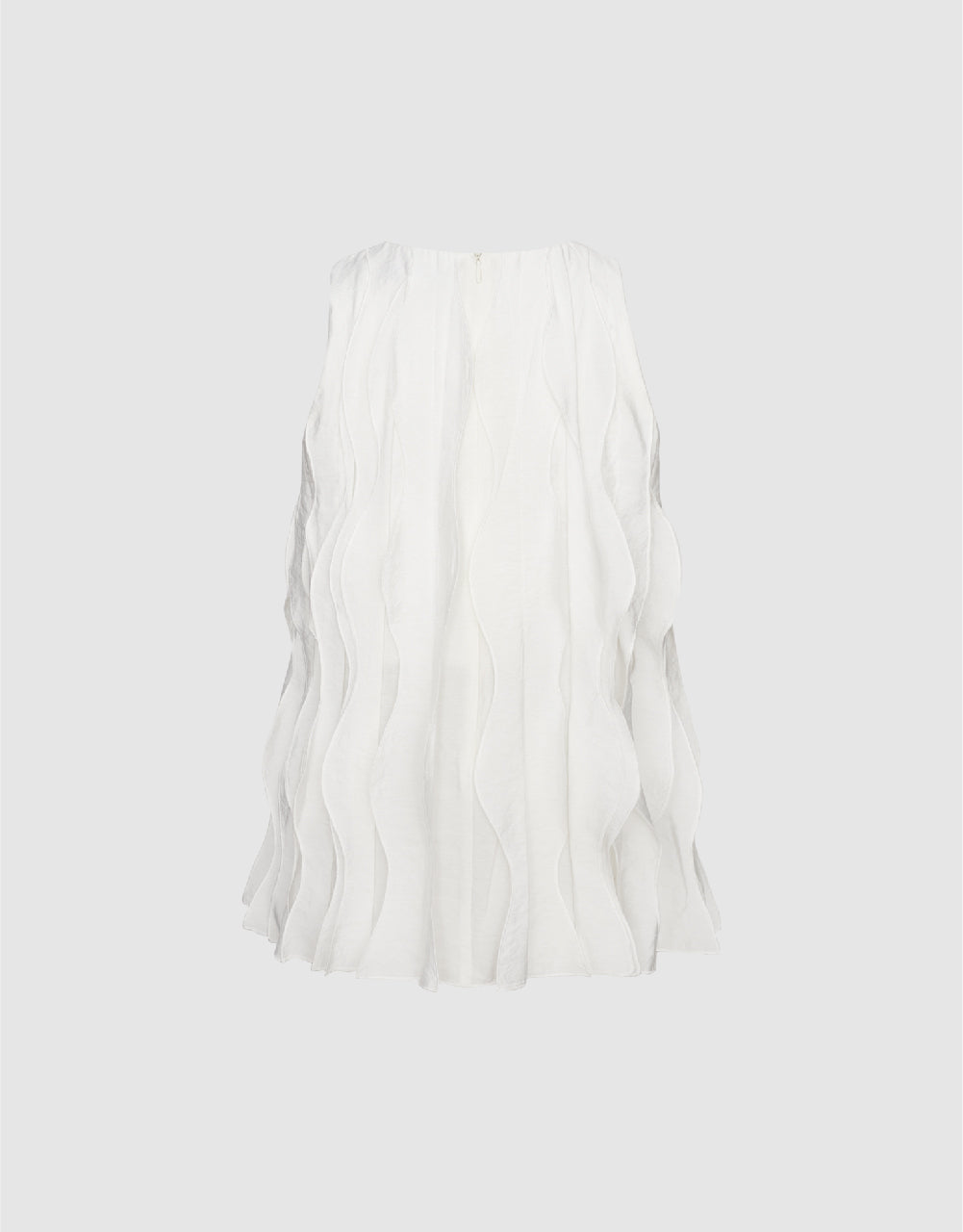 Sleeveless Crew Neck Blouse