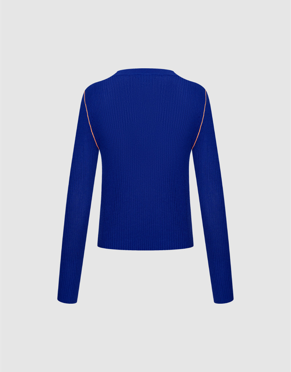 Button Up V-Neck Knitted Cardigan