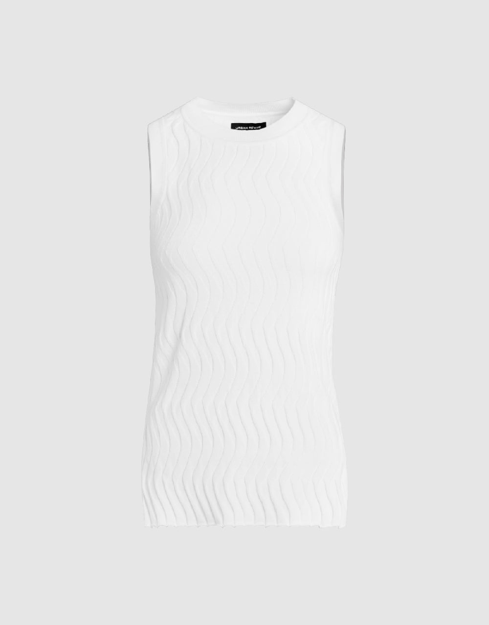 Textured Knitted Tank Top