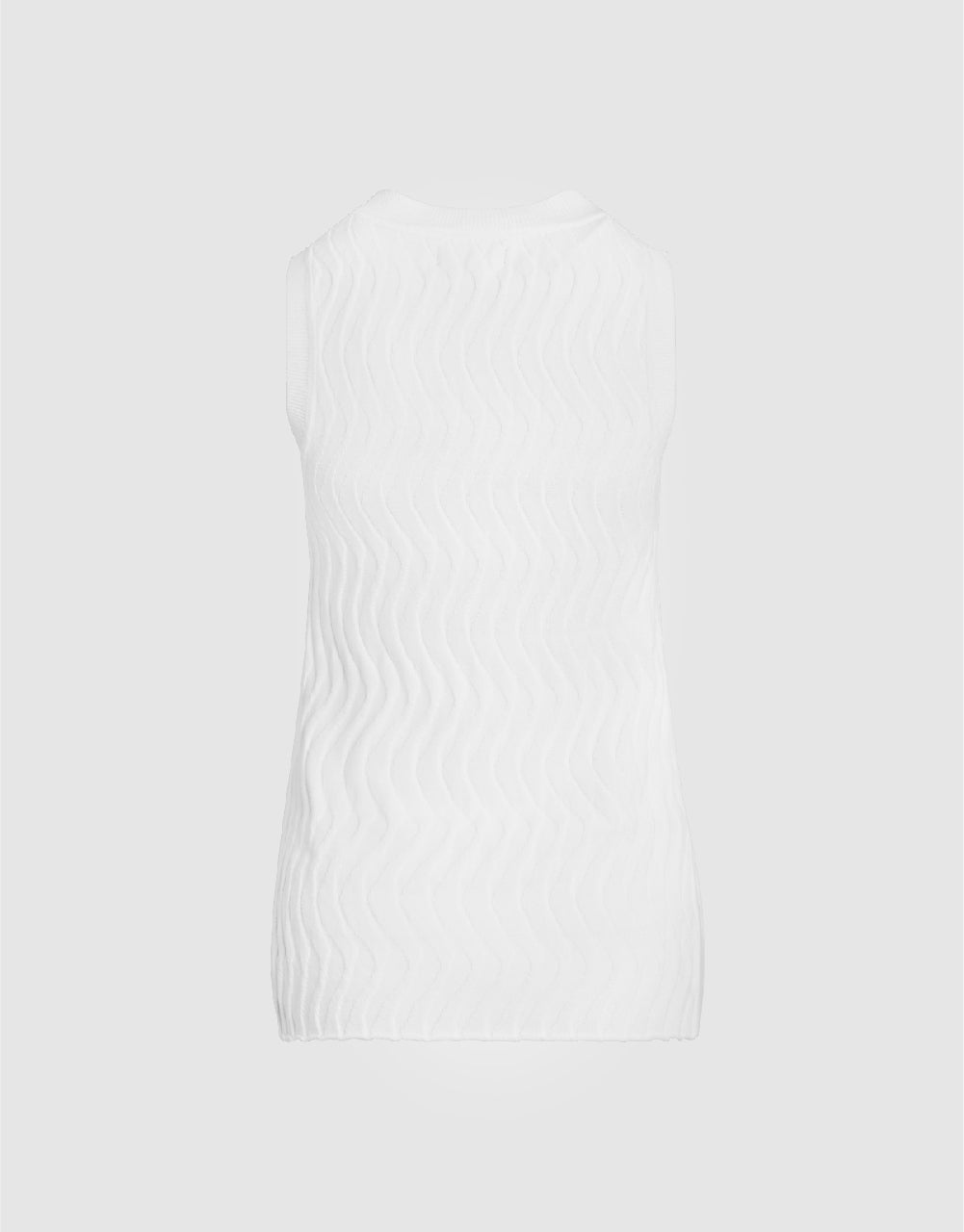 Textured Knitted Tank Top