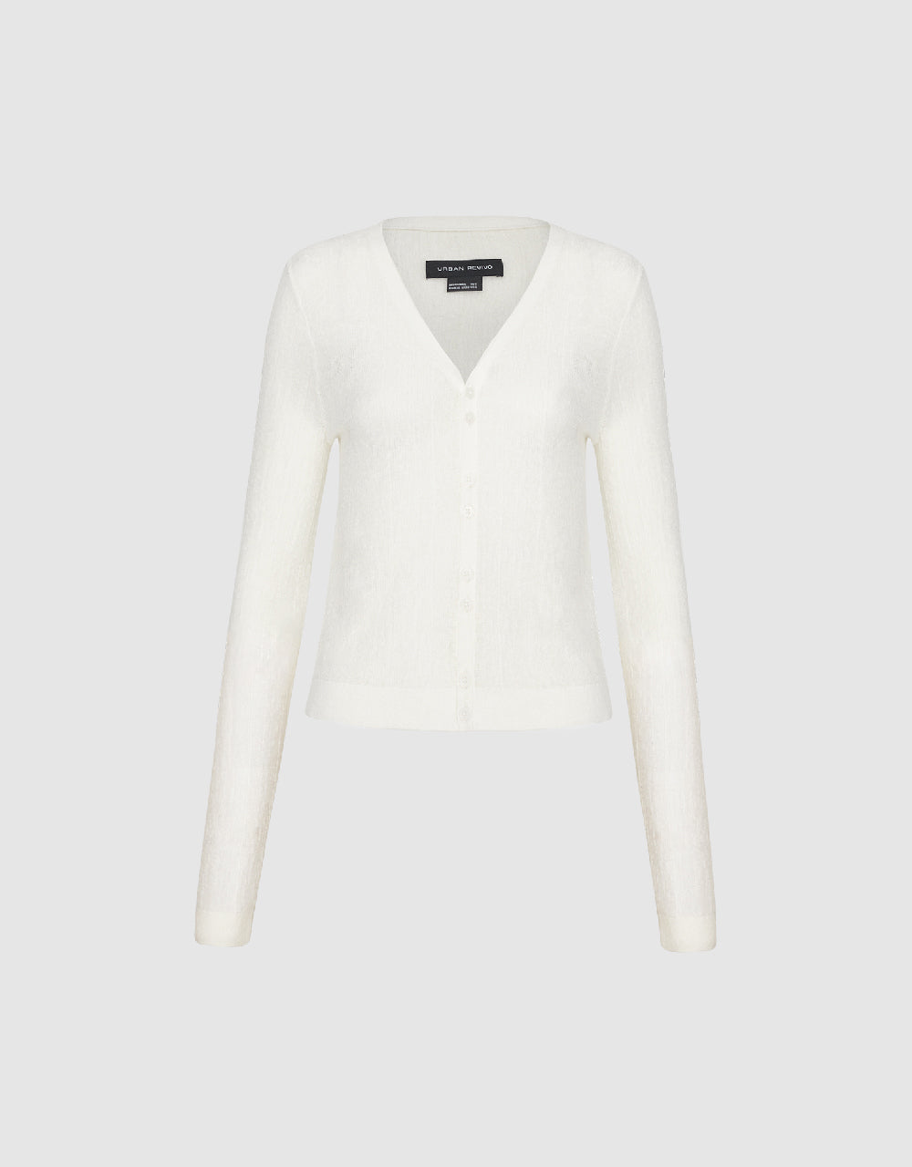 V-Neck Knitted Cardigan