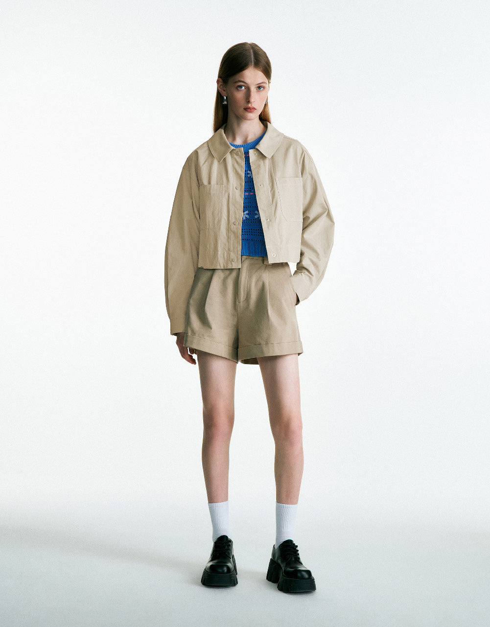 Button Up A-Line Jacket