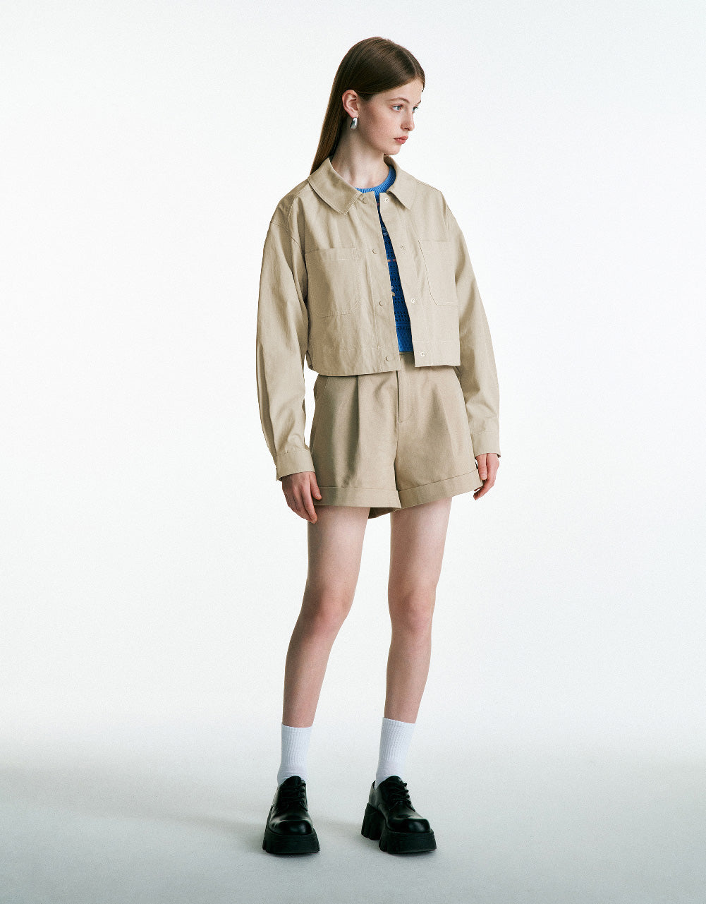 Button Up A-Line Jacket