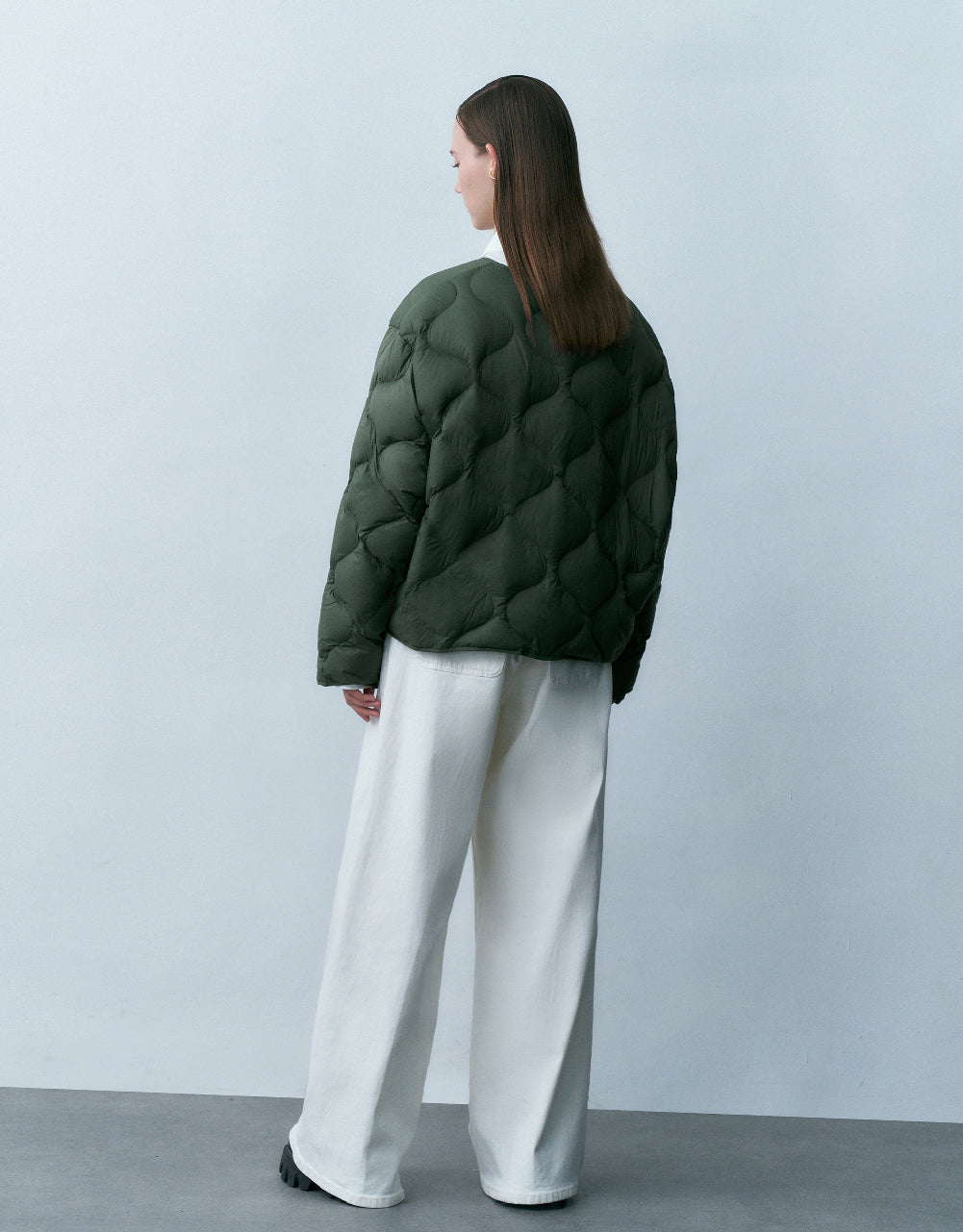 V-Neck Down Jacket