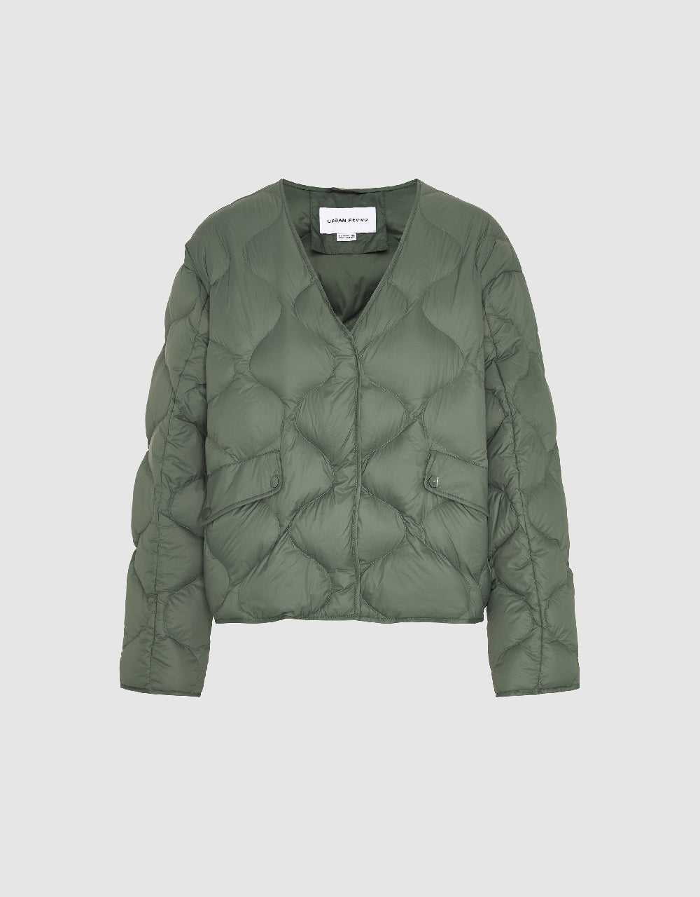 V-Neck Down Jacket