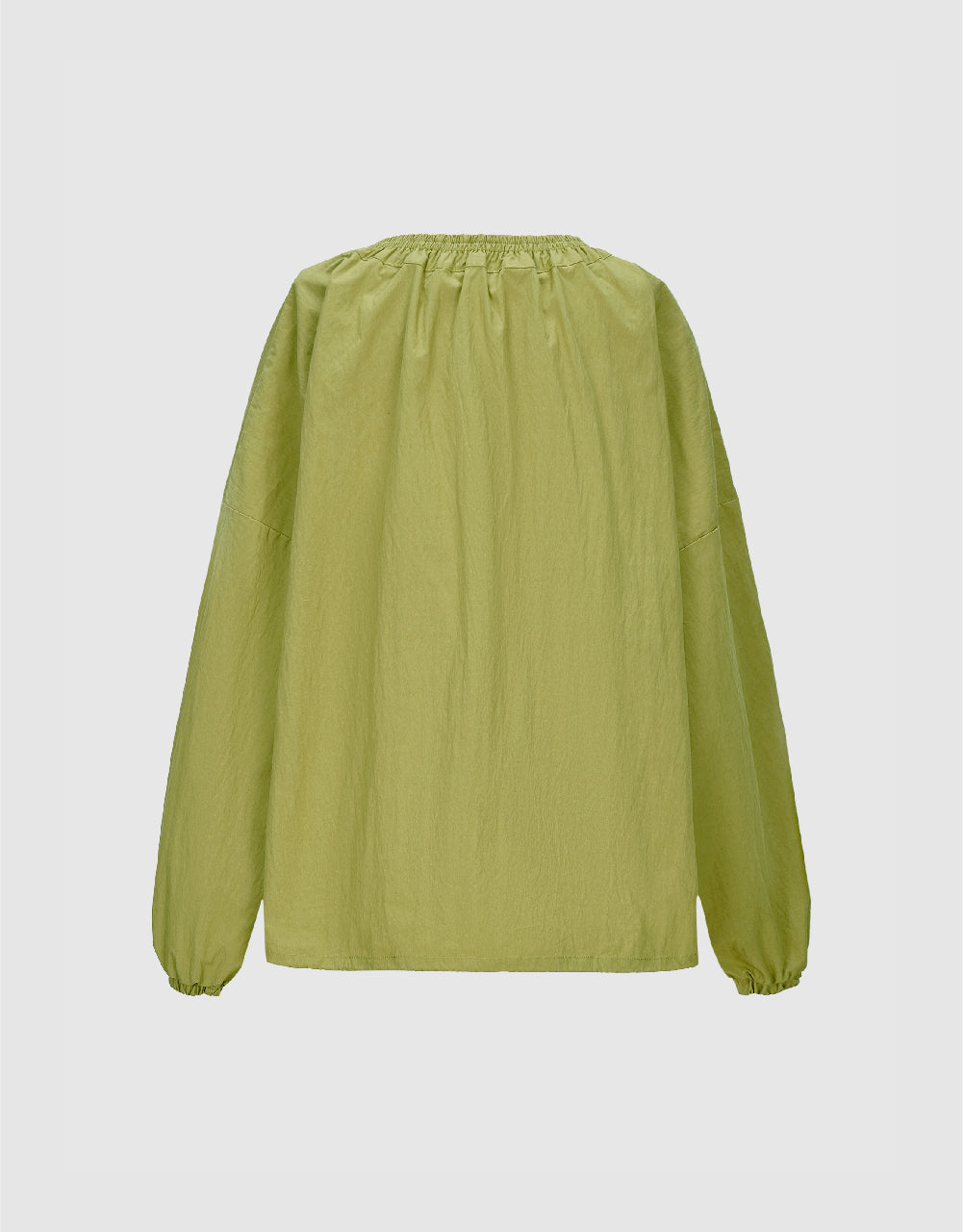 Drop Shoulder Sleeve Crew Neck Jacket
