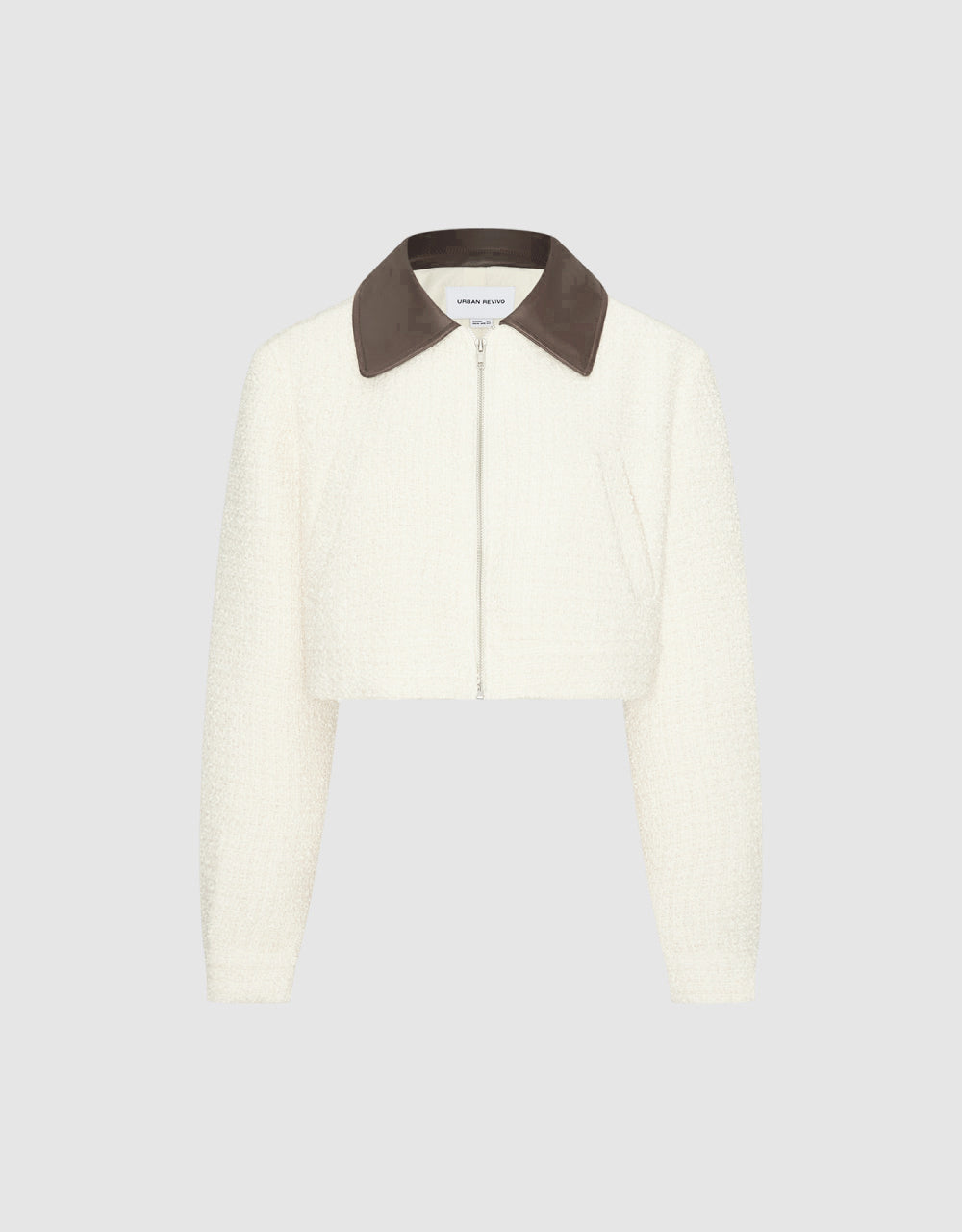 Zip Up Front Knitted Jacket