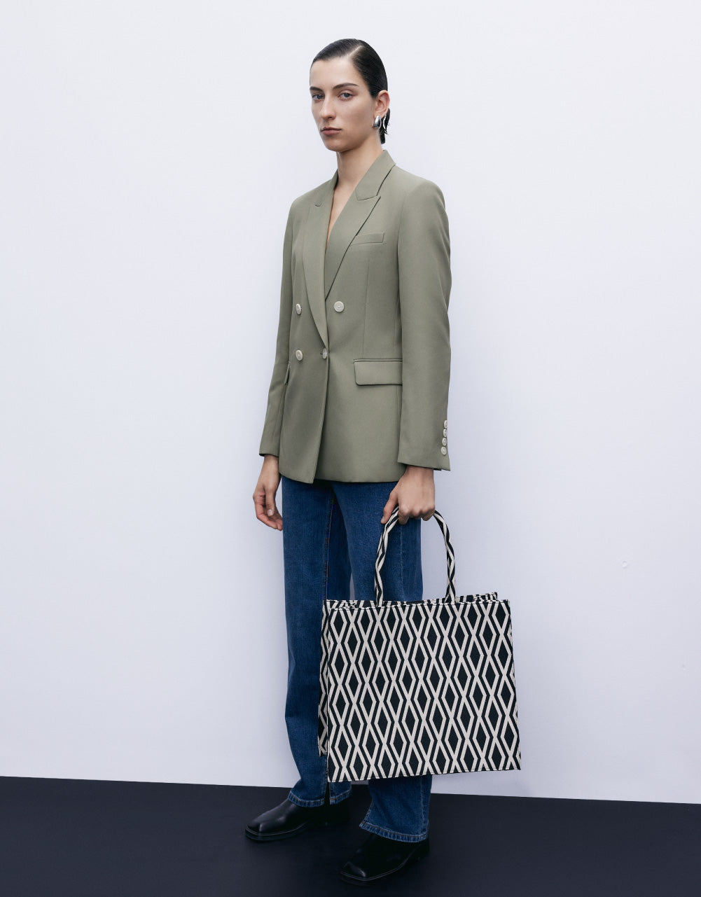 Tailored Peaked Lapel Blazer