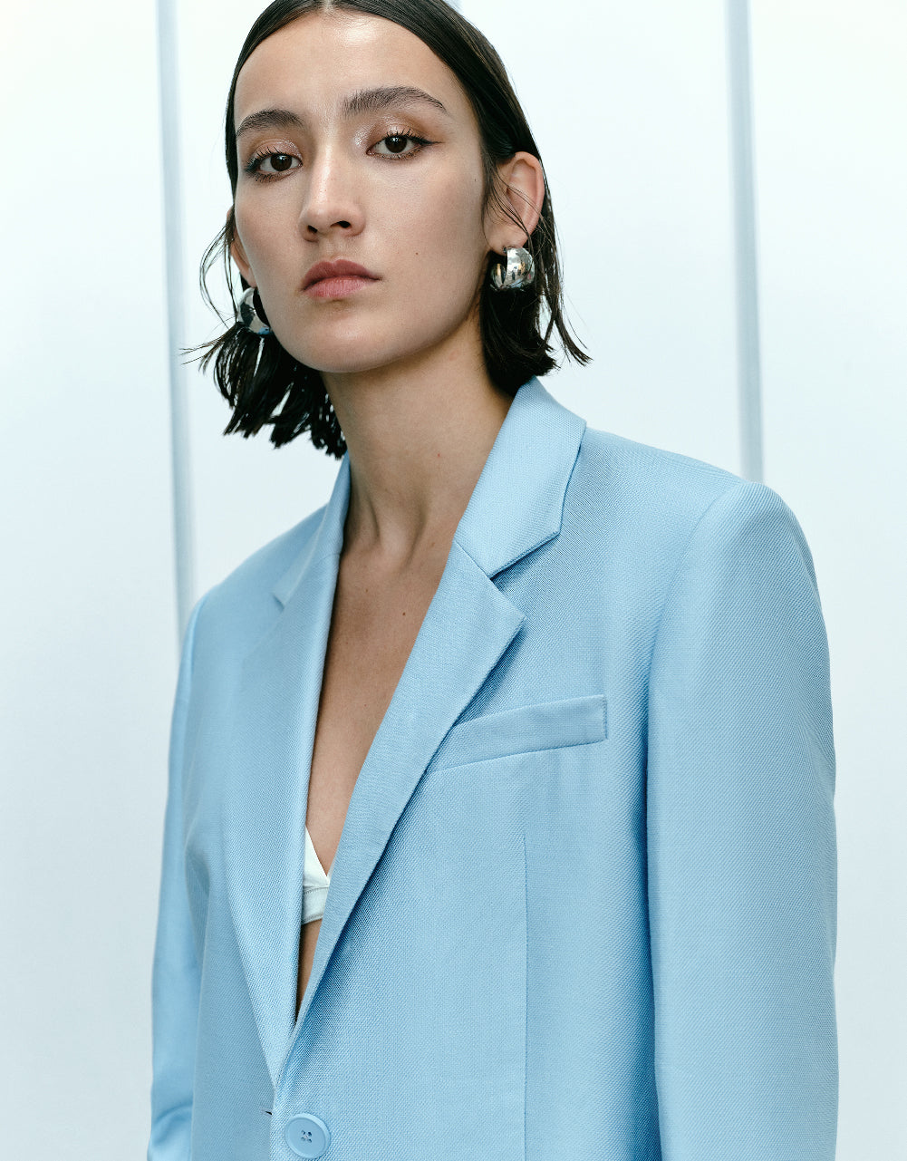 Tailored Notch Lapel Blazer