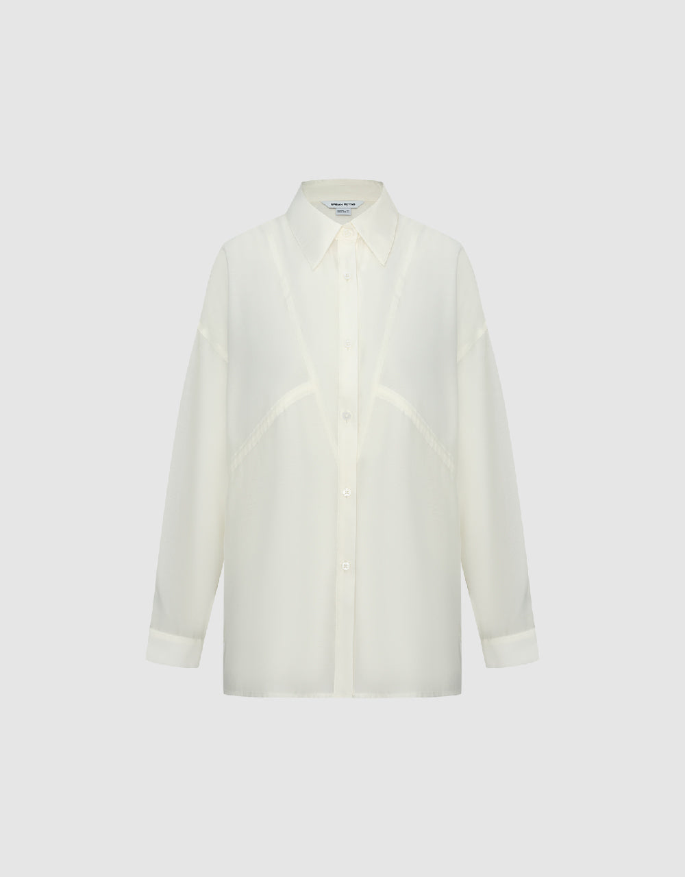 Thin Lace Up Hem Shirt