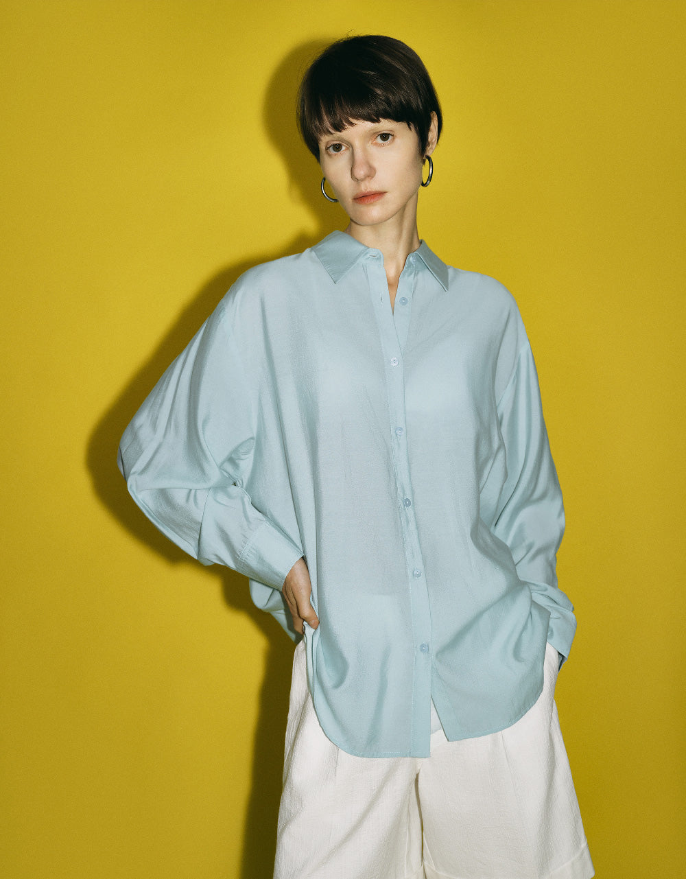 Button Up Thin Shirt