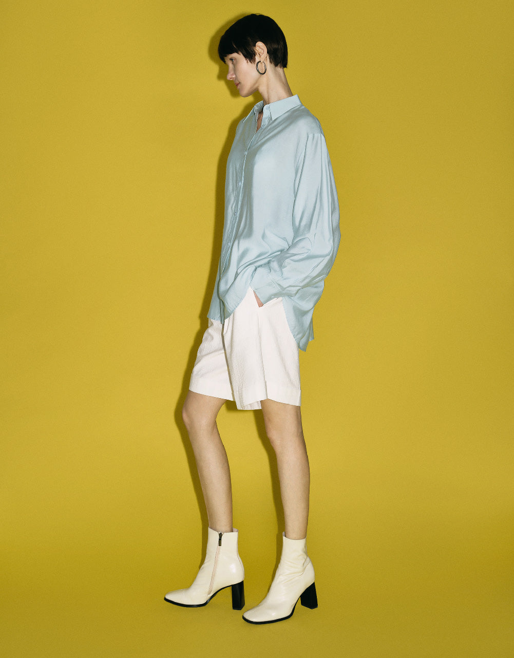 Button Up Thin Shirt