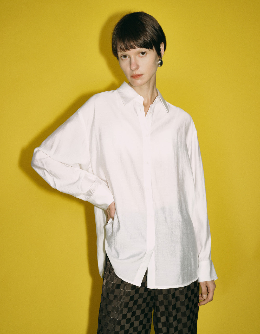 Button Up Thin Shirt