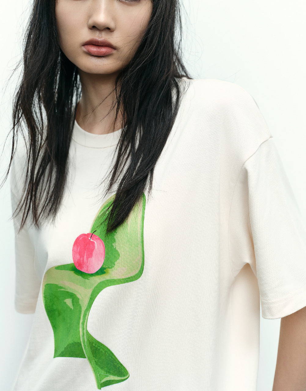 Painting Printed Crew Neck T-Shirt