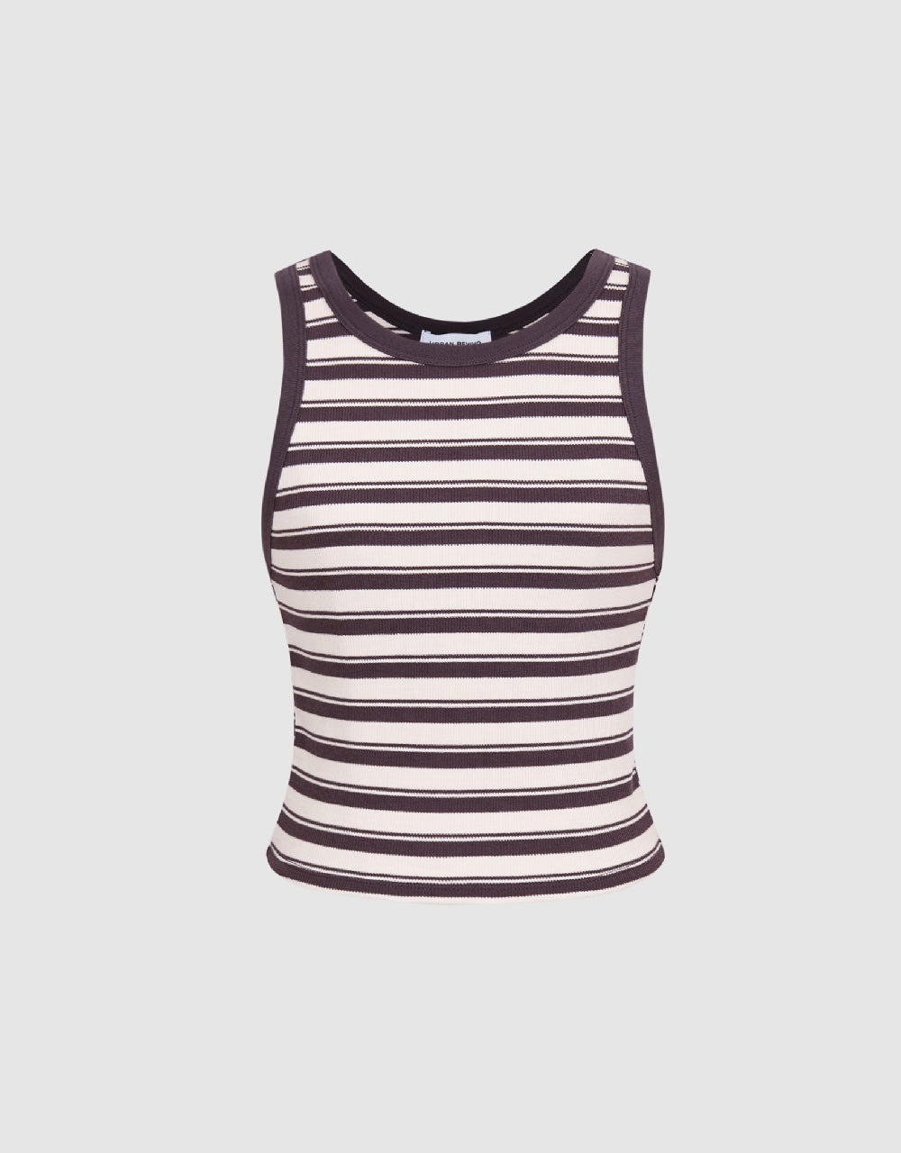 Crew Neck Striped Tank Top