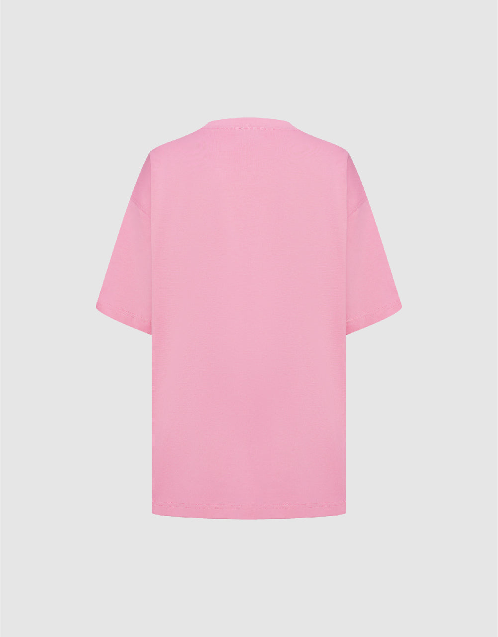 Slogan Printed Straight T-Shirt