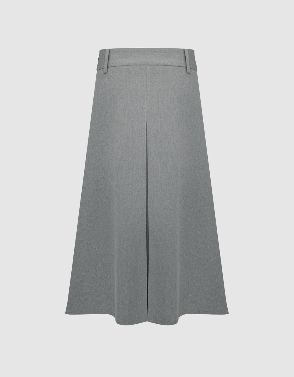 Pleated A-Line Skirt