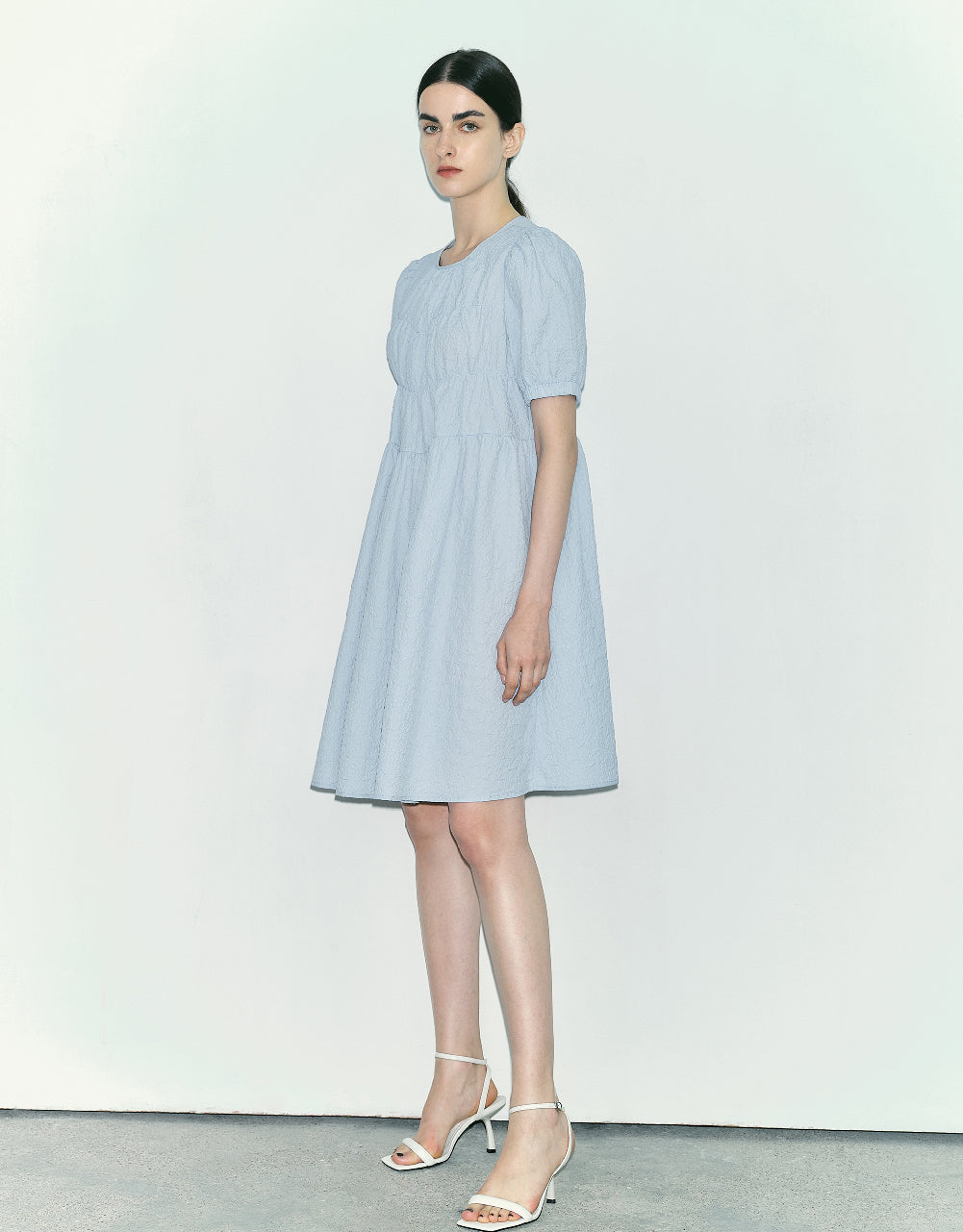 Crew Neck A-Line Dress