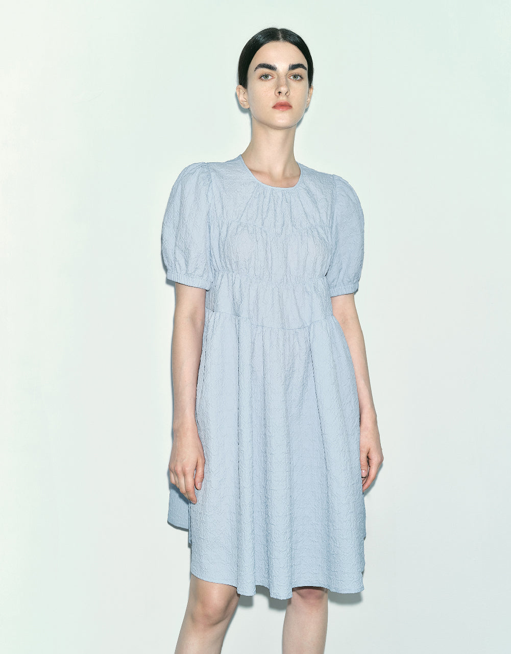 Crew Neck A-Line Dress