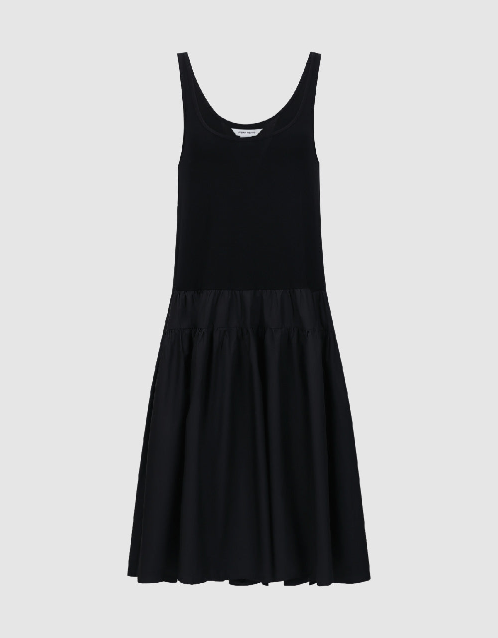 Sleeveless U Neck A-Line Dress