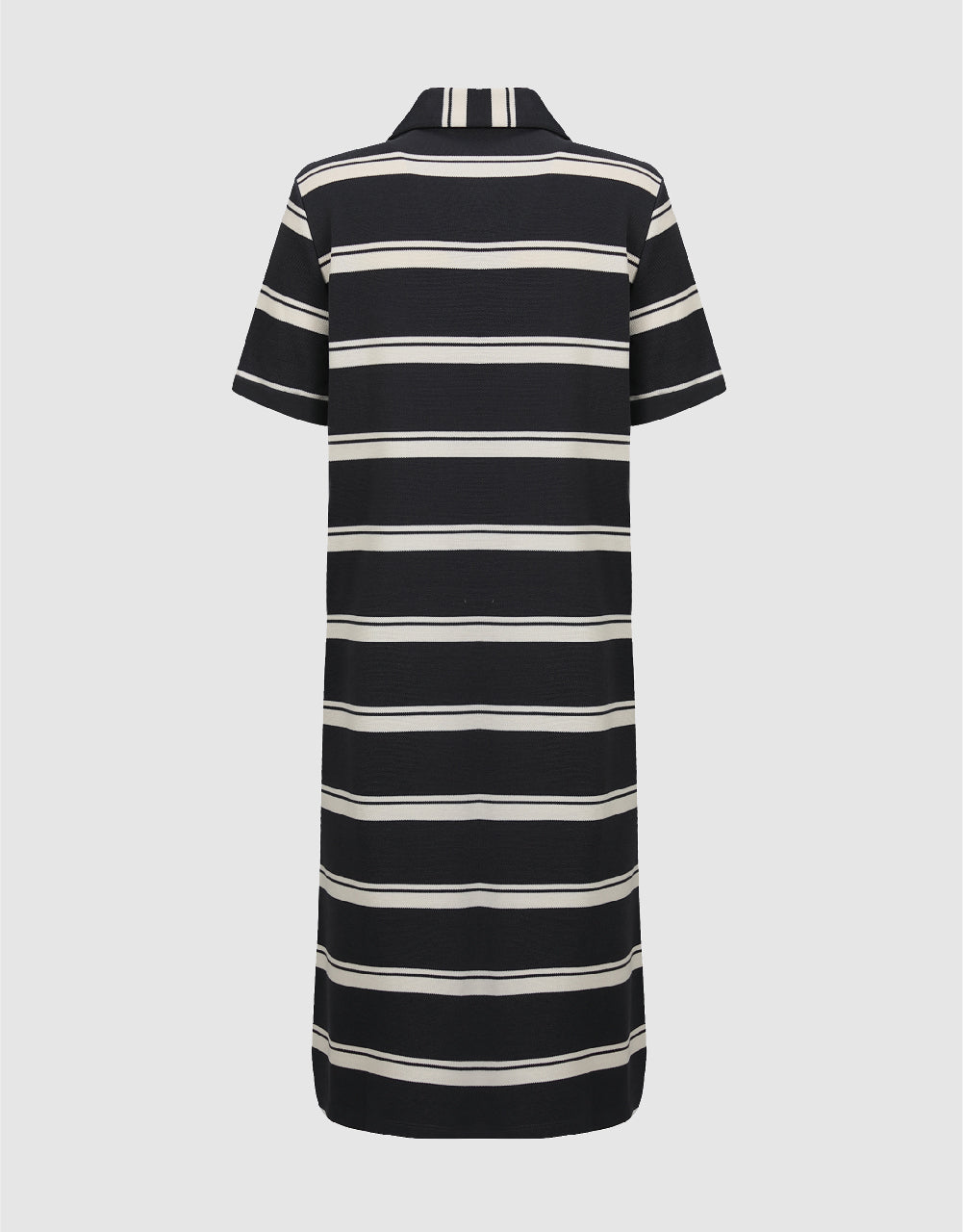 Short Sleeve Polo Straight Dress