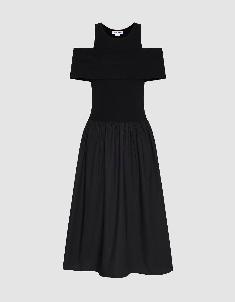 Sleeveless Crew Neck A-Line Dress