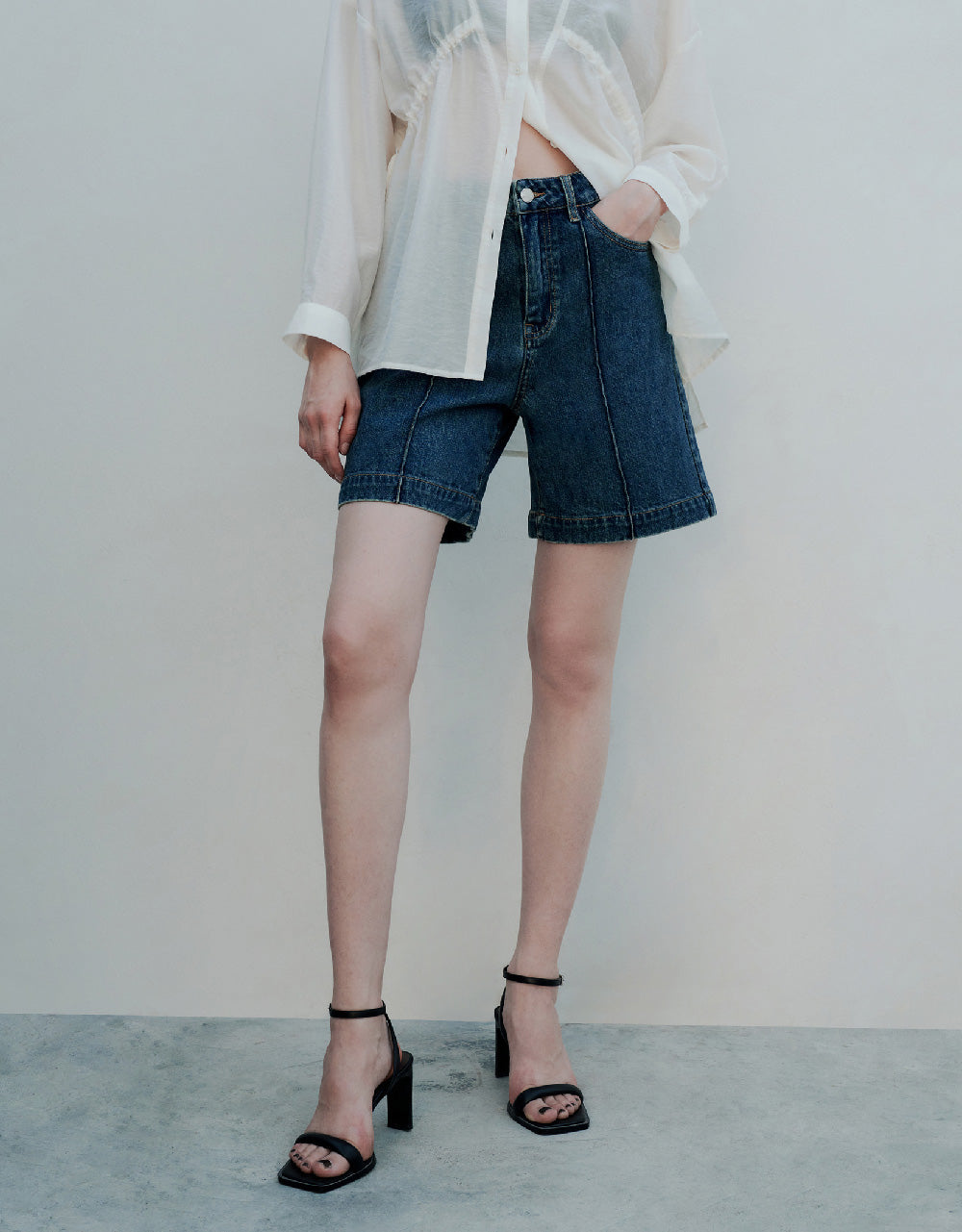 Regular Denim Shorts