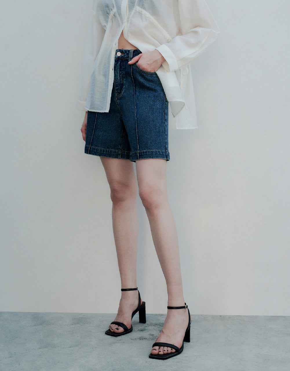 Regular Denim Shorts