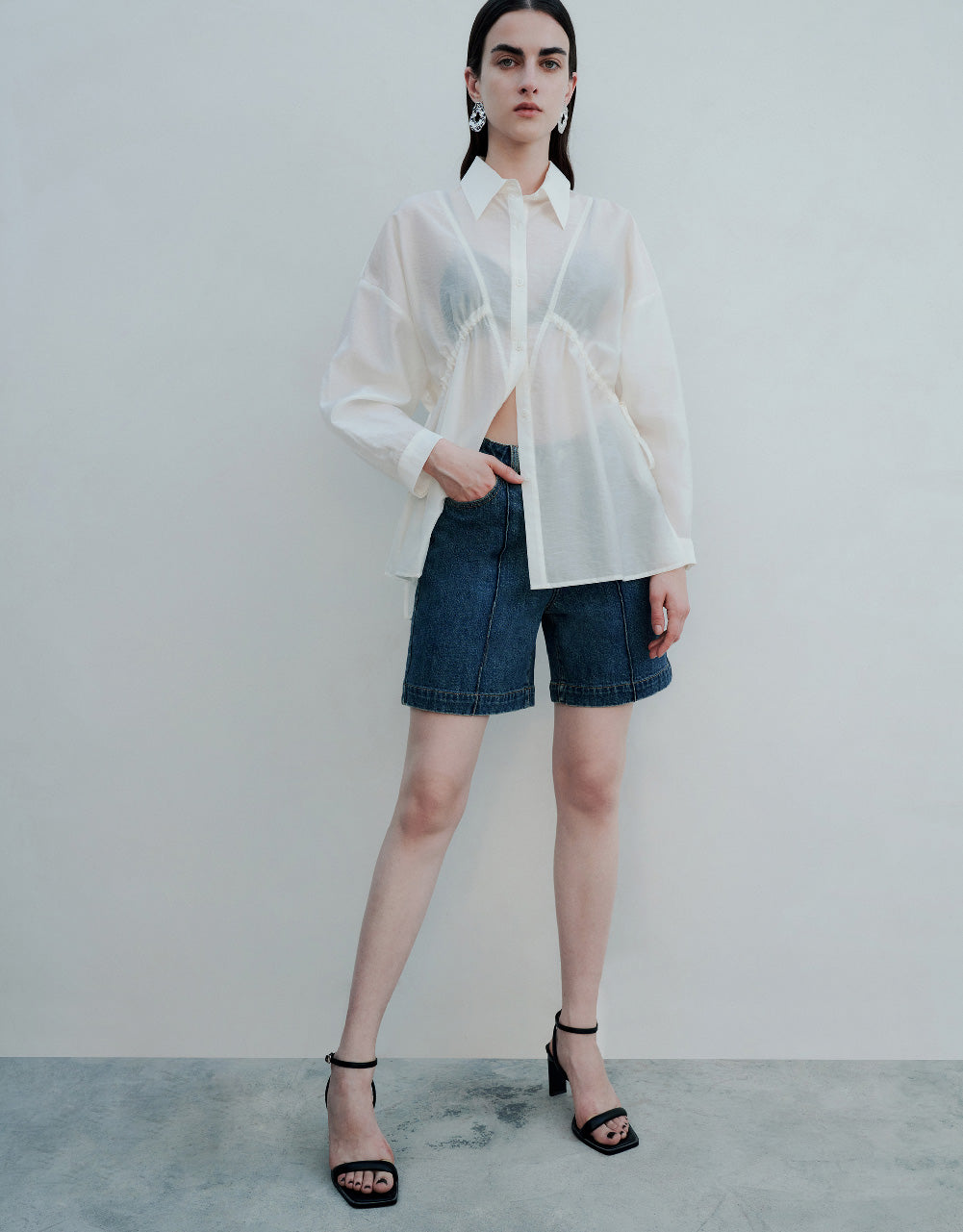 Regular Denim Shorts