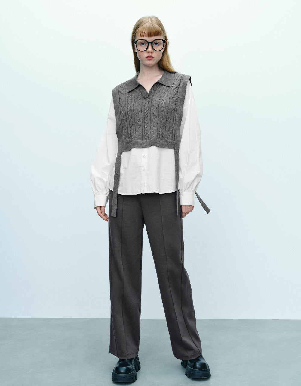 2 In 1 Knitted T-Shirt