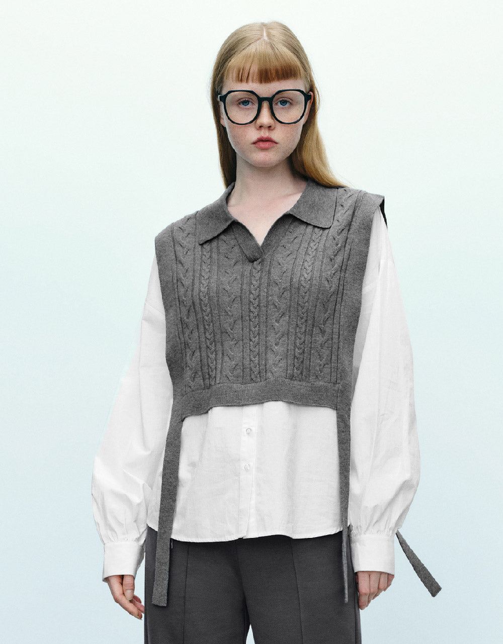 2 In 1 Knitted T-Shirt