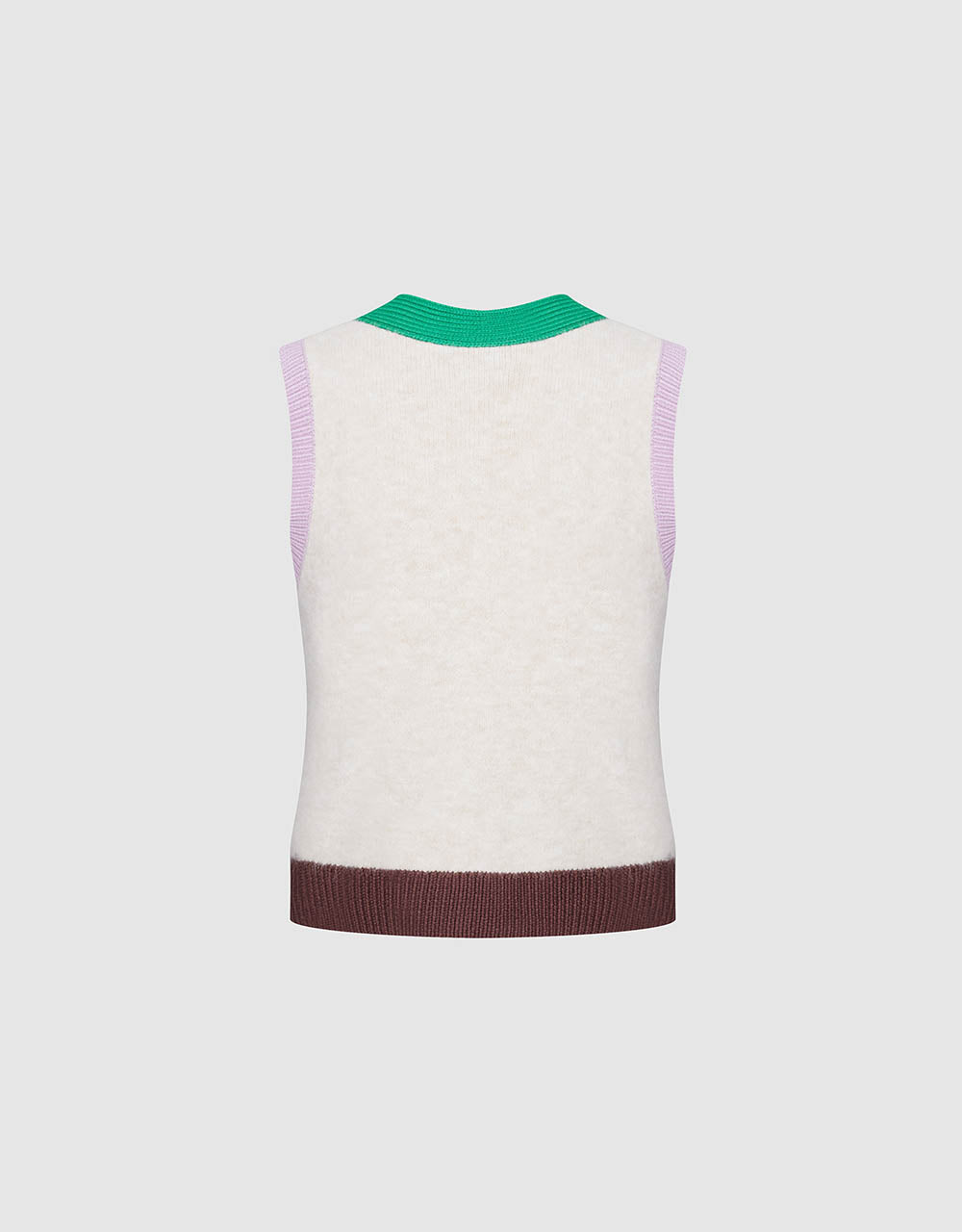 V-Neck Knitted Vest