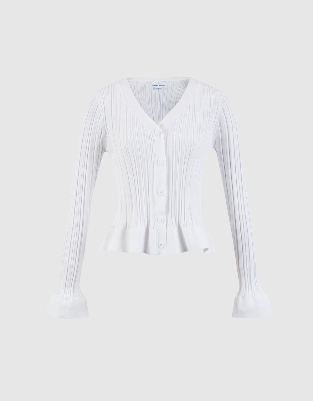 V-Neck Knitted Cardigan