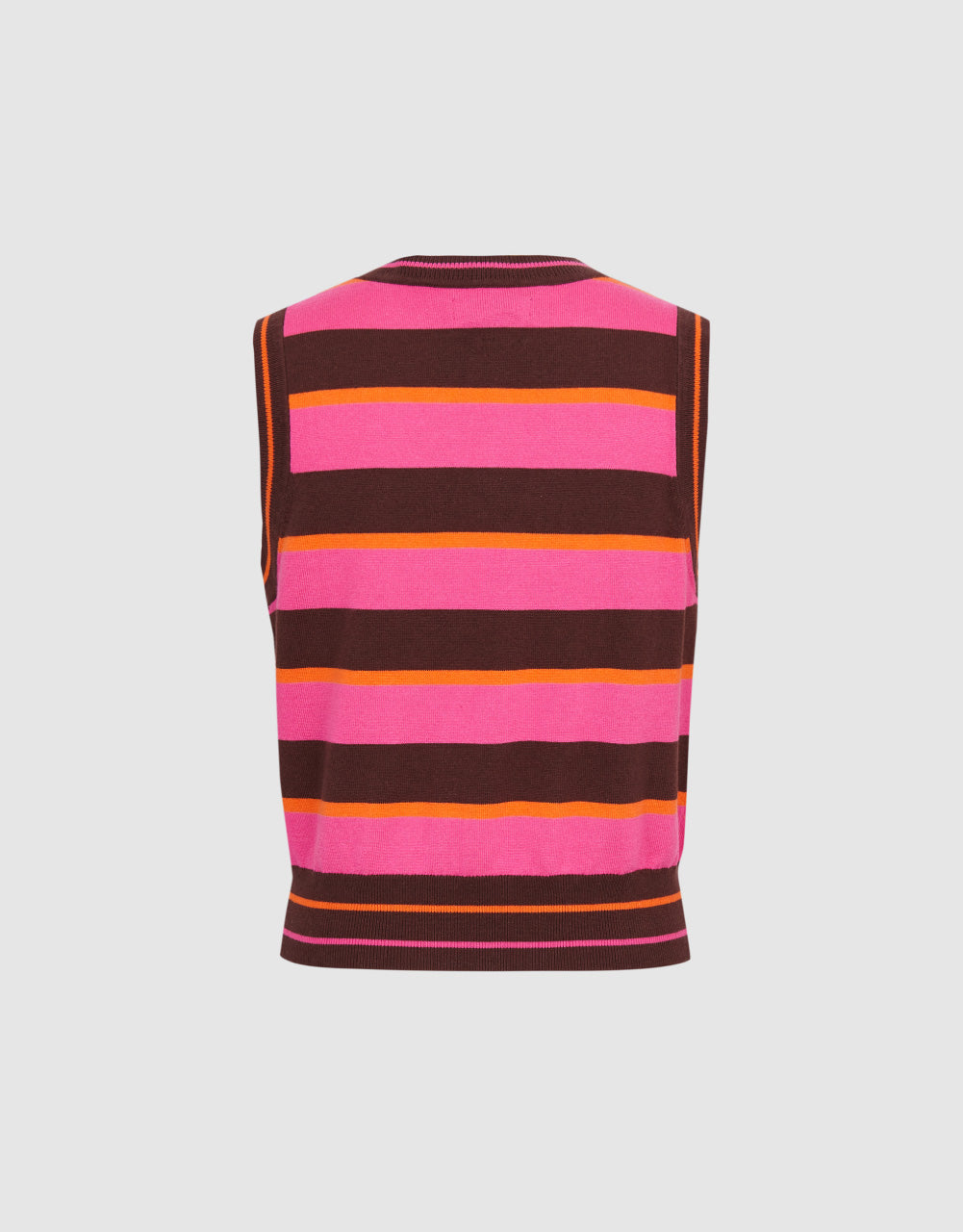 Striped Knitted Vest
