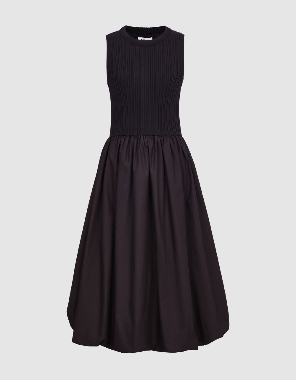 Sleeveless Two-Toned Knitted Dress