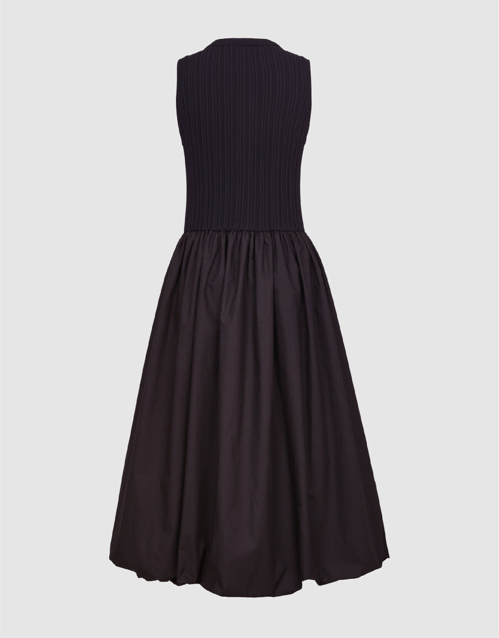 Sleeveless Two-Toned Knitted Dress