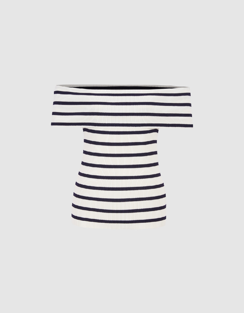 Striped Sleeveless Knitted Top